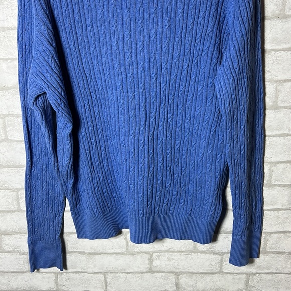 Sonoma long sleeve cable v-neck sweater size XL - Picture 10 of 10
